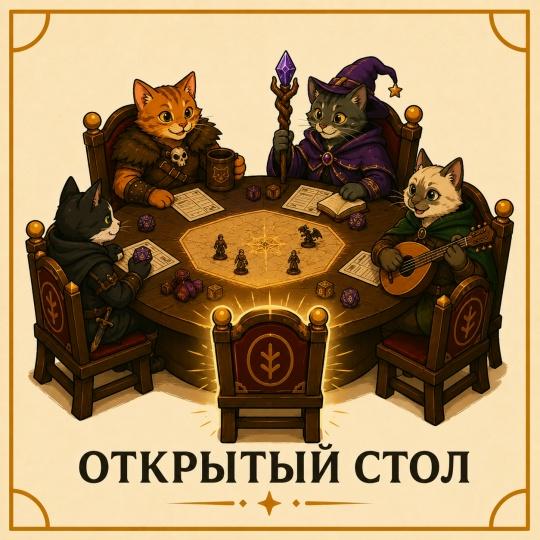 Открытый стол